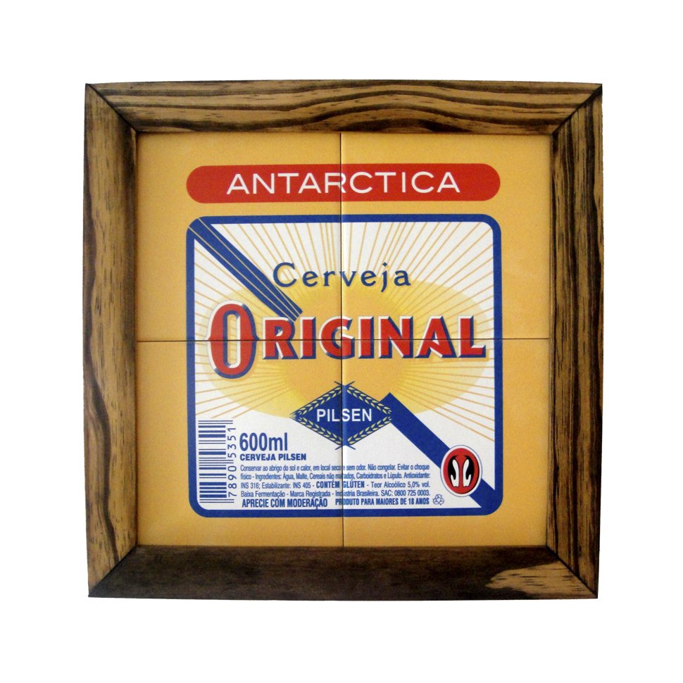 Quadro De Azulejo Decorativo - Antarctica Original - 4 Azulejos