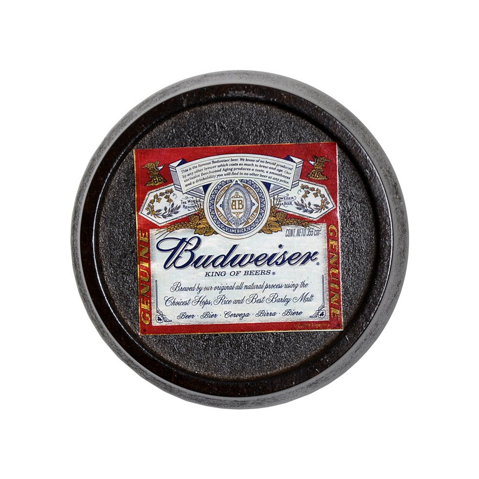 Tampa De Barril Decorativa - Budweiser - P