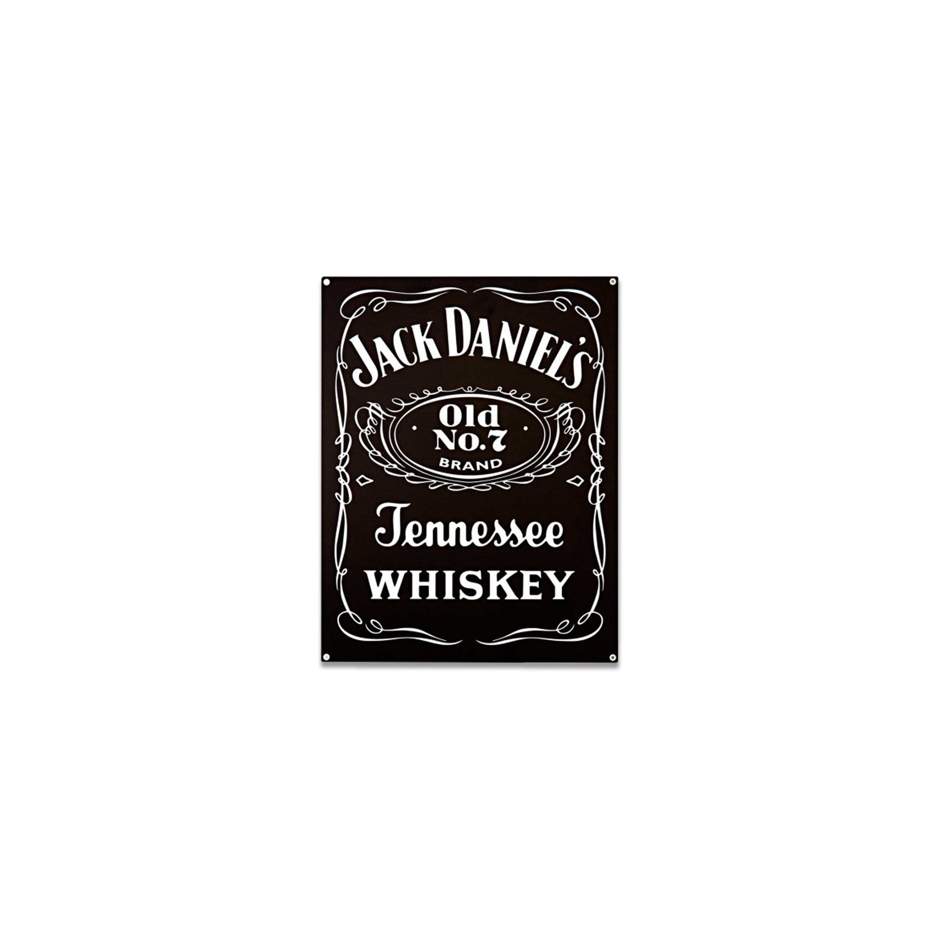 Placa Decorativa - Jack Daniels (black) - 39x30 Cm - All Classics