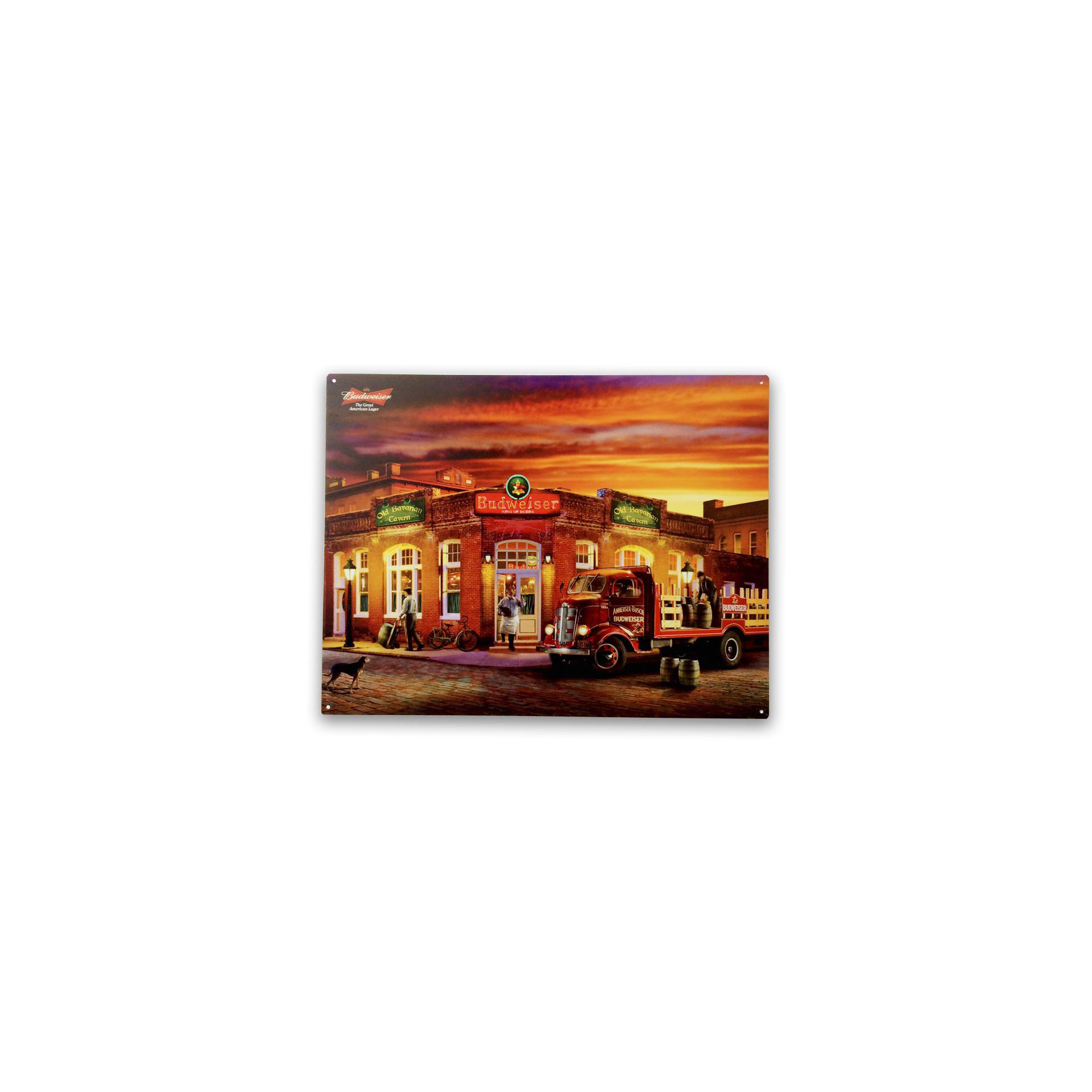 Placa Decorativa - Bar Budweiser - 30x39 Cm - All Classics