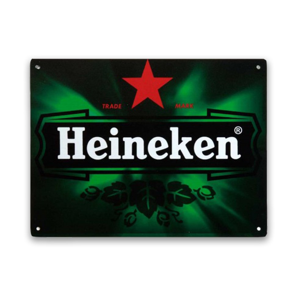 Placa Decorativa - Heineken - 30x39 Cm - All Classics