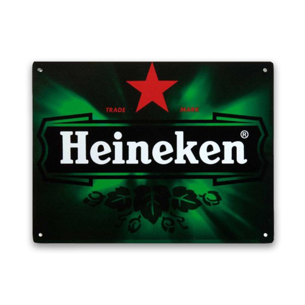 Placa Decorativa - Heineken - 30x39 Cm - All Classics