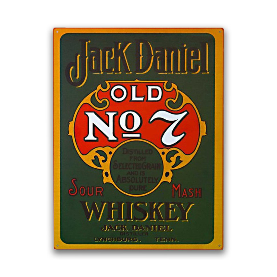 Placa Decorativa - Jack Daniels Old - 39x30 Cm - All Classics