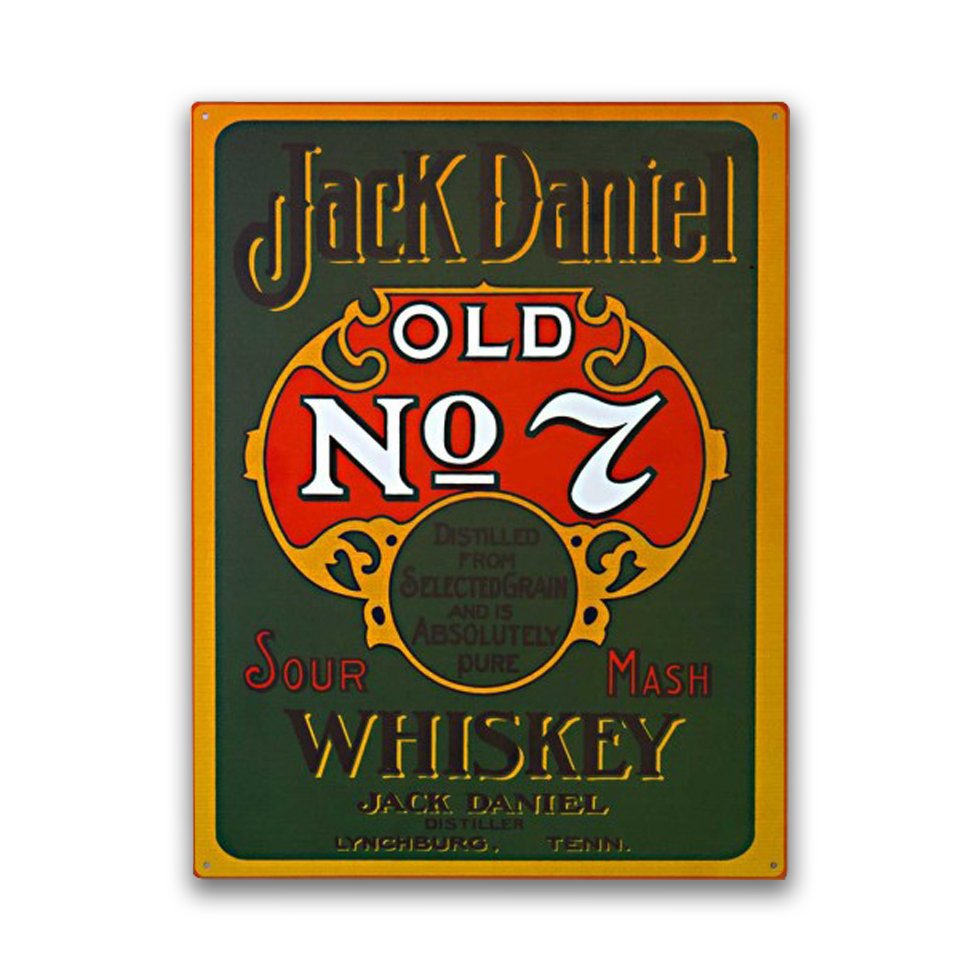 Placa Decorativa - Jack Daniels Old - 39x30 Cm - All Classics