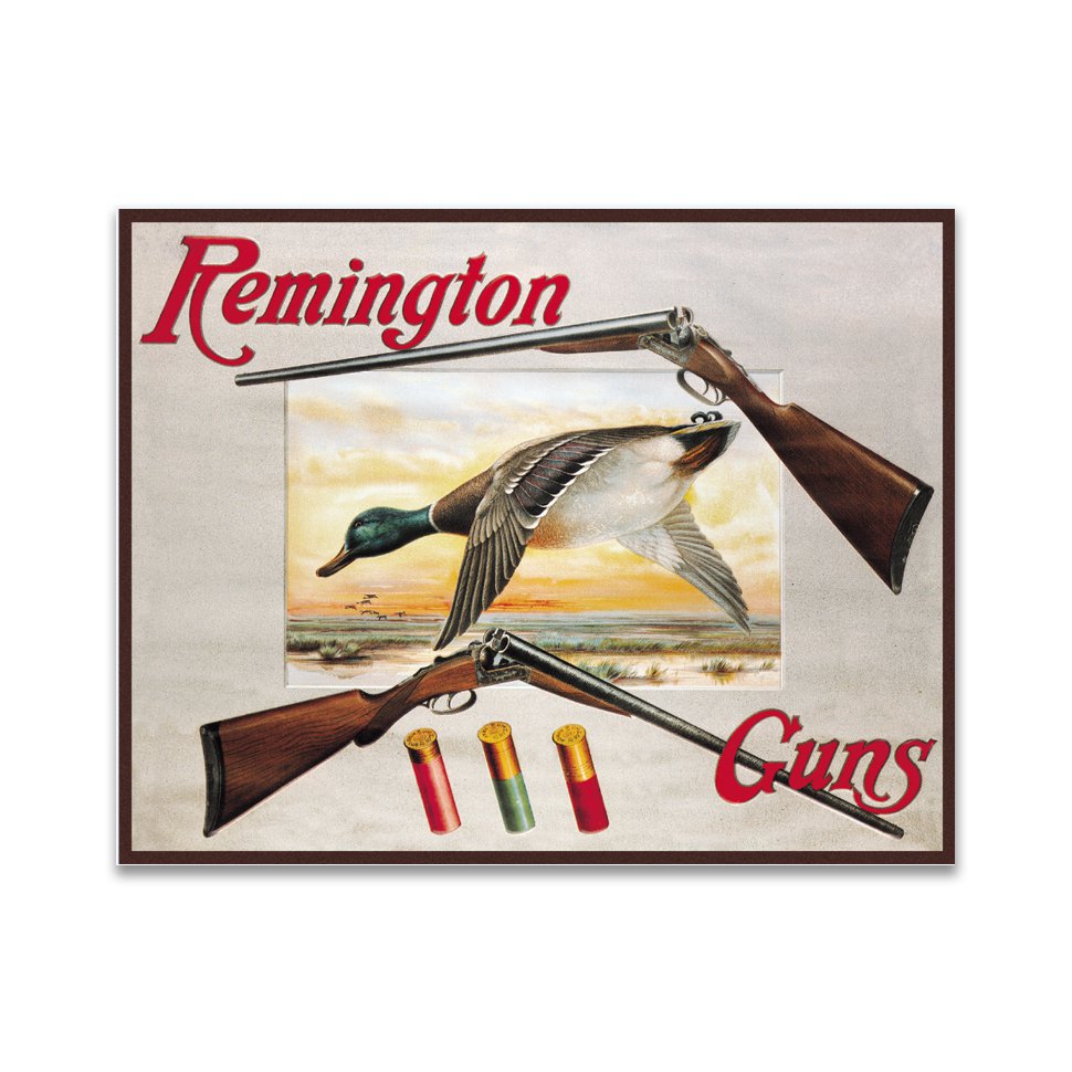 Placa Decorativa - Remington Guns - 30x39 Cm - All Classics
