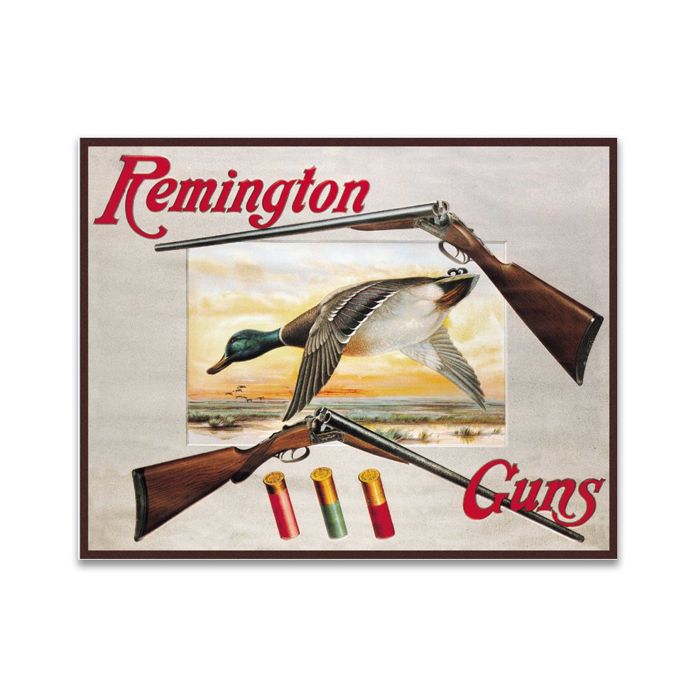 Placa Decorativa - Remington Guns - 30x39 Cm - All Classics