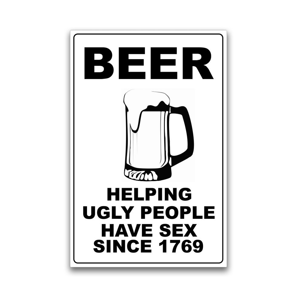 Placa Decorativa - Beer Sex - 39x30 Cm - All Classics