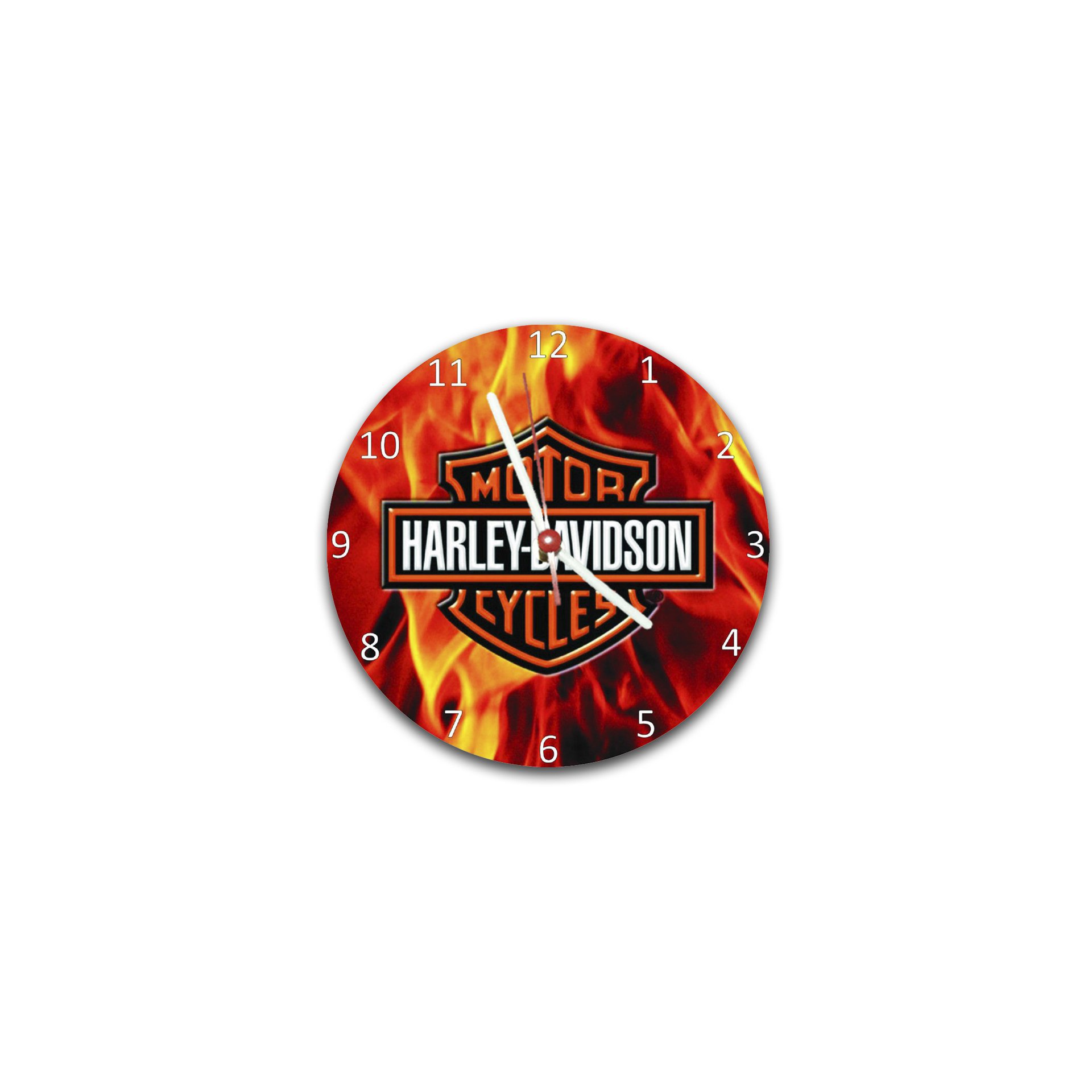 Relógio De Parede Decorativo - Harley Davidson Fire - All Classics
