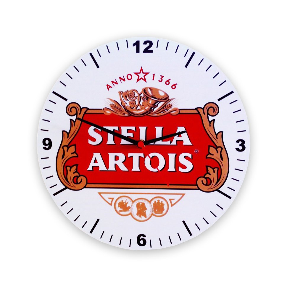 Relógio De Parede Decorativo - Stella Artois - All Classics