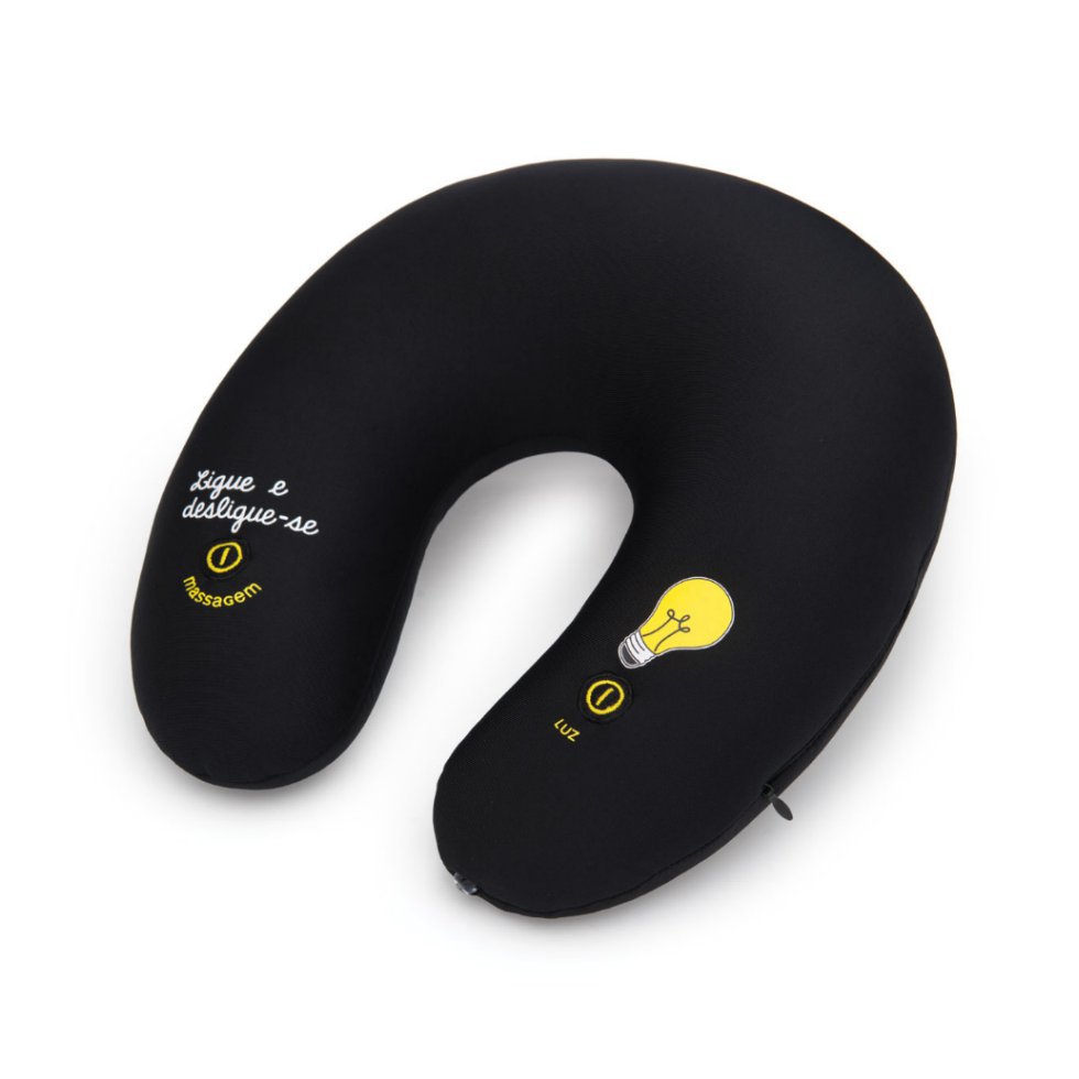 Almofada Massageadora Com Led - Desligue-se