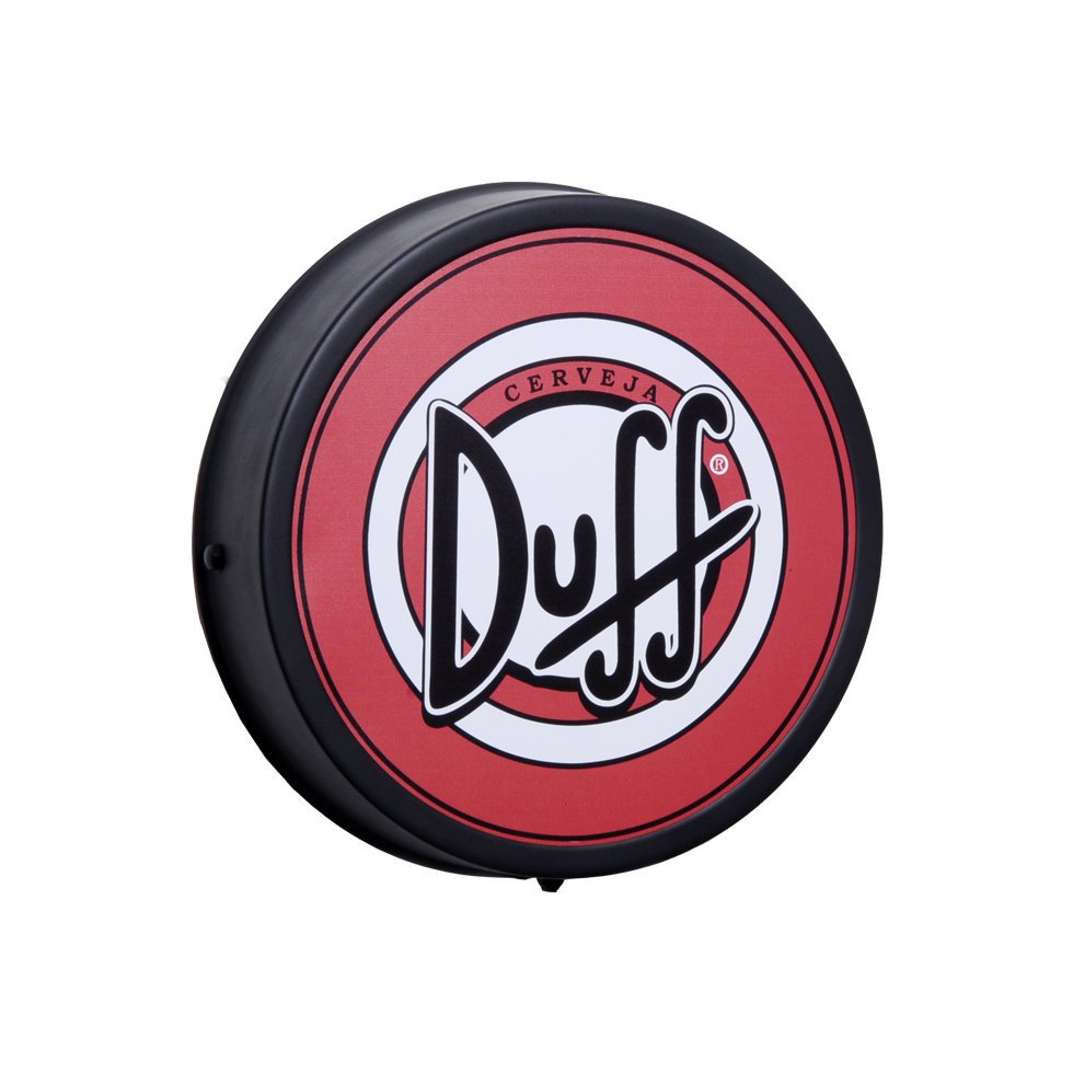 Luminoso Decorativo - Duff - 31 Cm - Preto