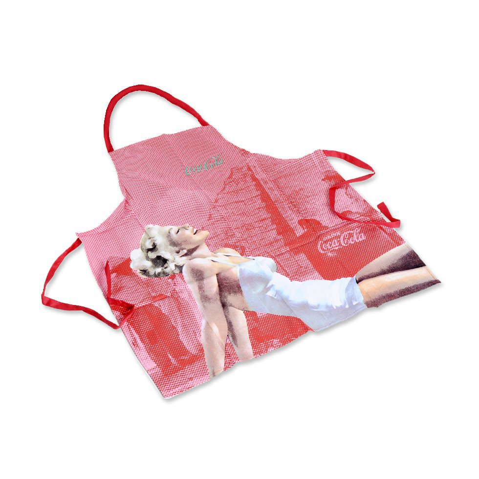 Avental De Algodão - Pin Up Blond Lady - Coca-cola
