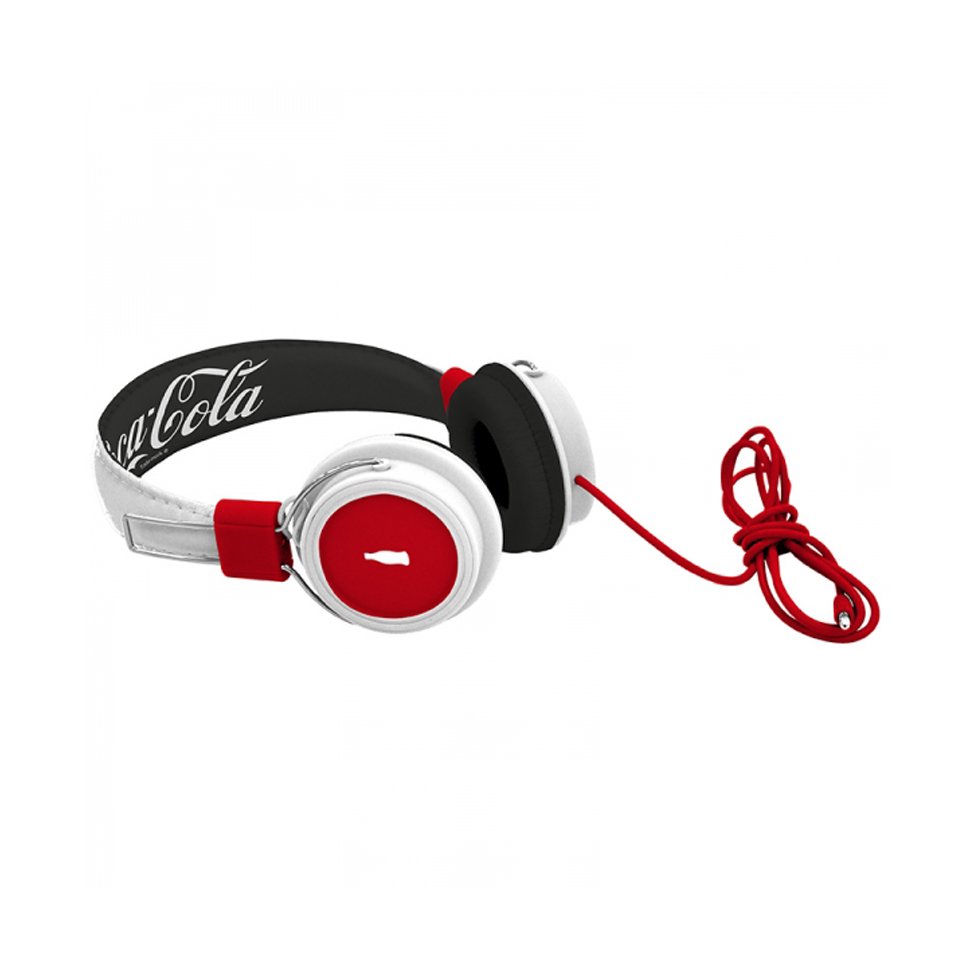 Headphone Refresh Vermelho E Branco - Coca-cola
