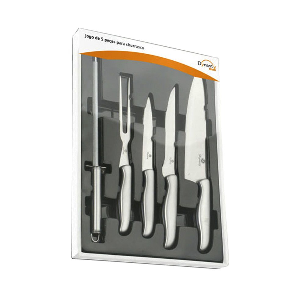 Conjunto Para Churrasco - 5 Peças - Dynasty