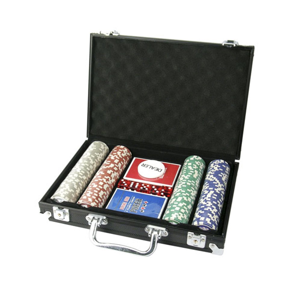 Jogo De Poker Com Maleta De Alumínio - 200 Peças - Dclub Tabacaria