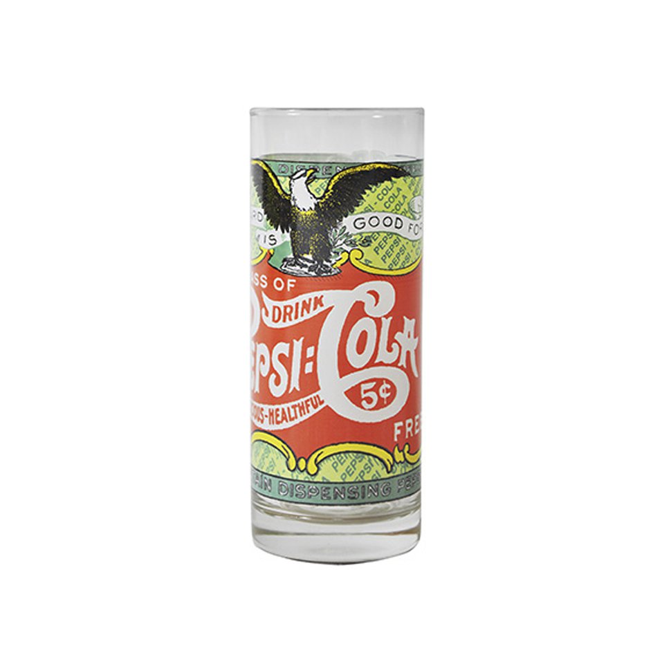 Copo Alto De Vidro - Rótulos Verde - 350 Ml - Pepsi-cola