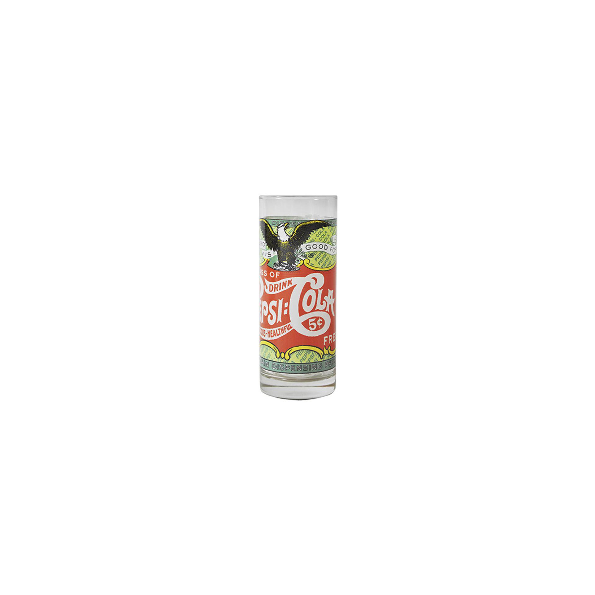 Copo Alto De Vidro - Rótulos Verde - 350 Ml - Pepsi-cola