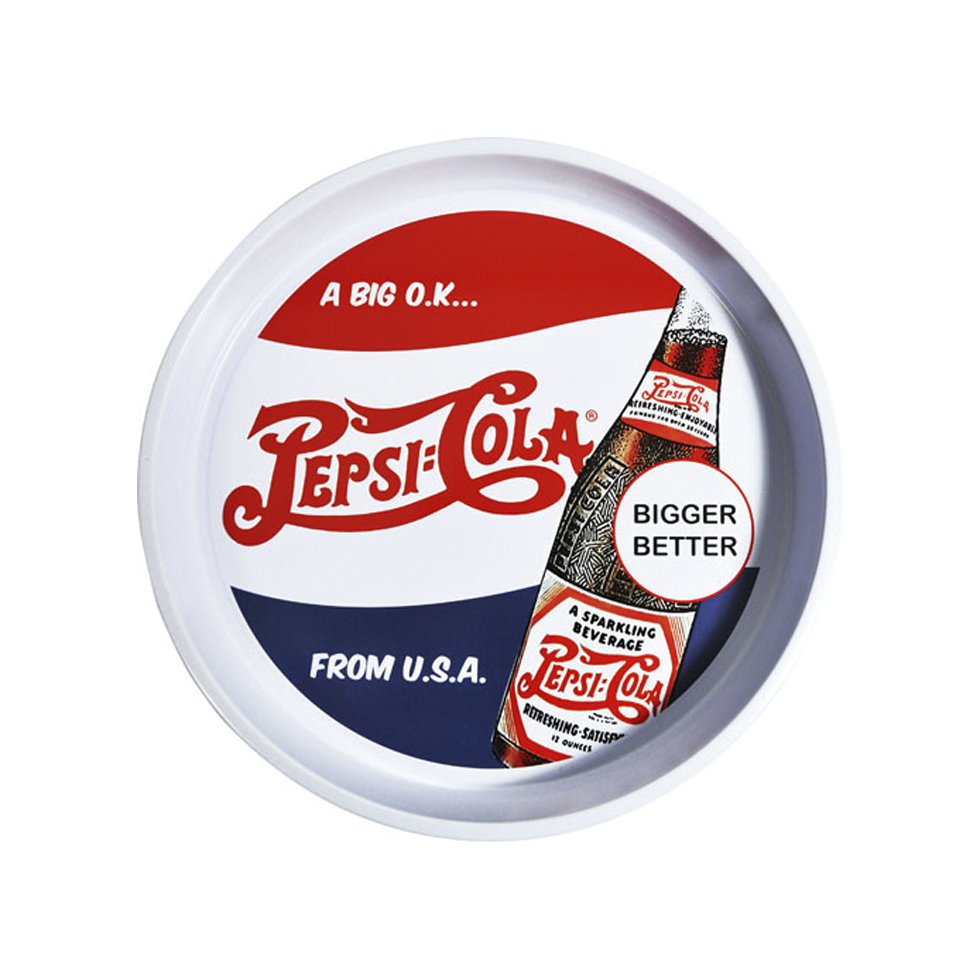 Bandeja De Metal - Rótulos - Pepsi-cola