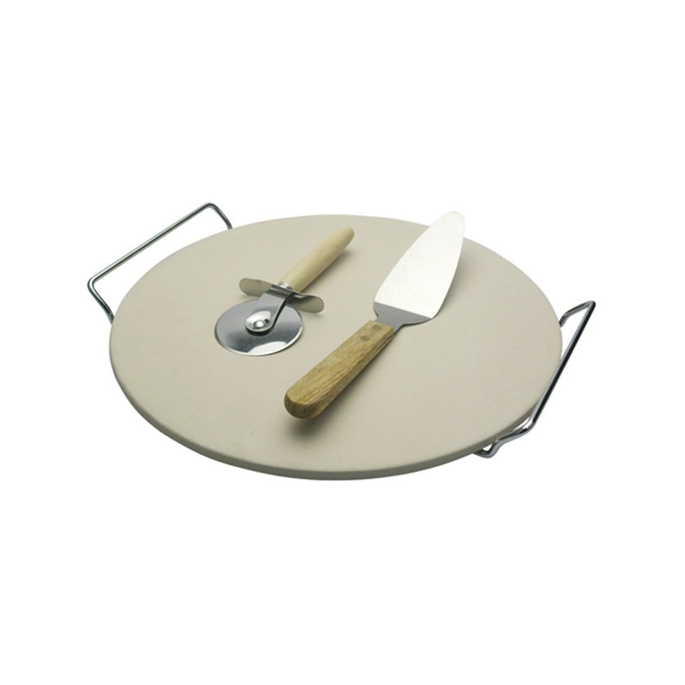 Conjunto Para Pizza Em Cerâmica - 38 Cm - 4 Peças