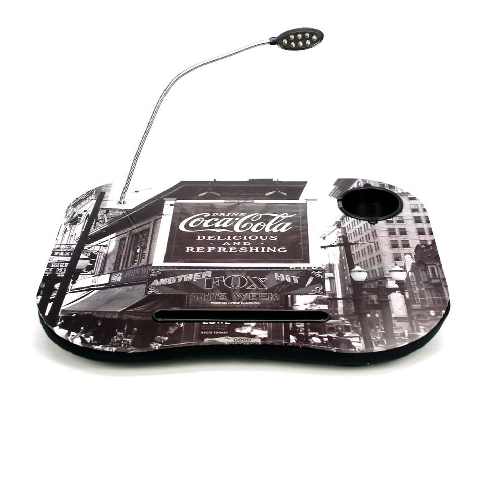Suporte Para Notebook Com Almofada E Led - Landscape Outdoor - Coca Cola