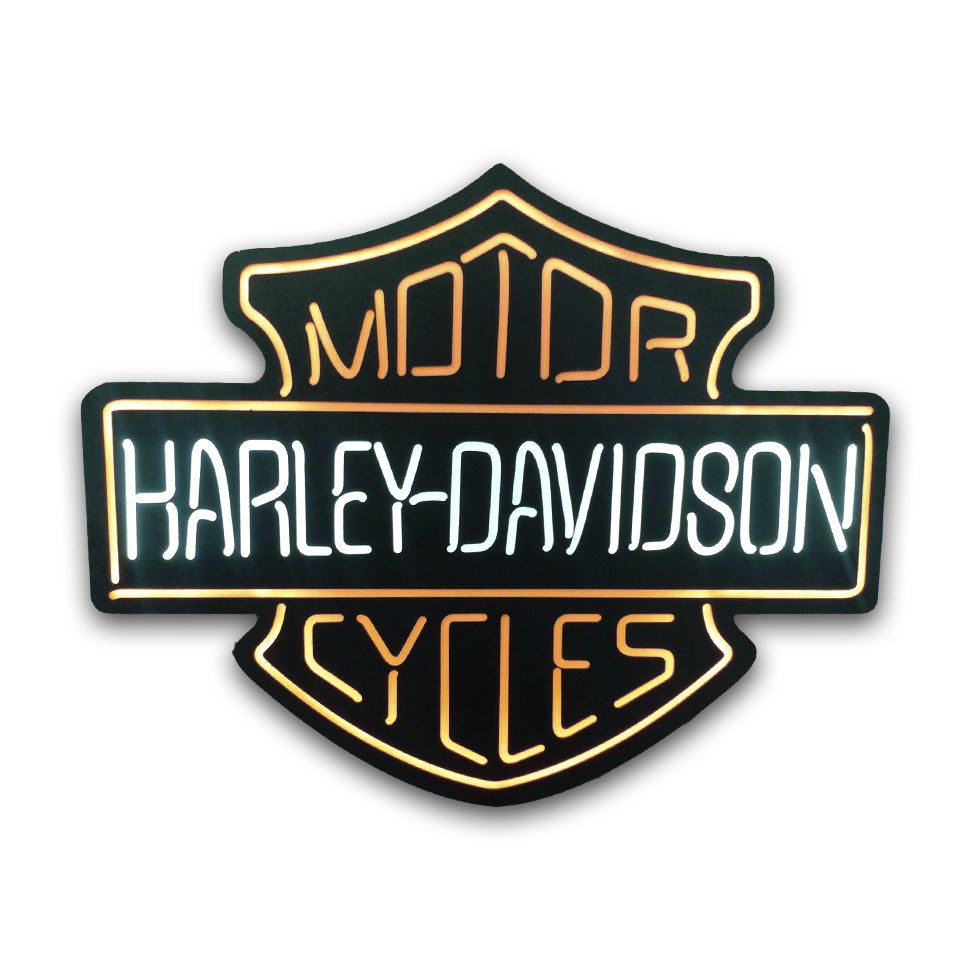 Luminoso Decorativo - Harley Davidson - Mdf