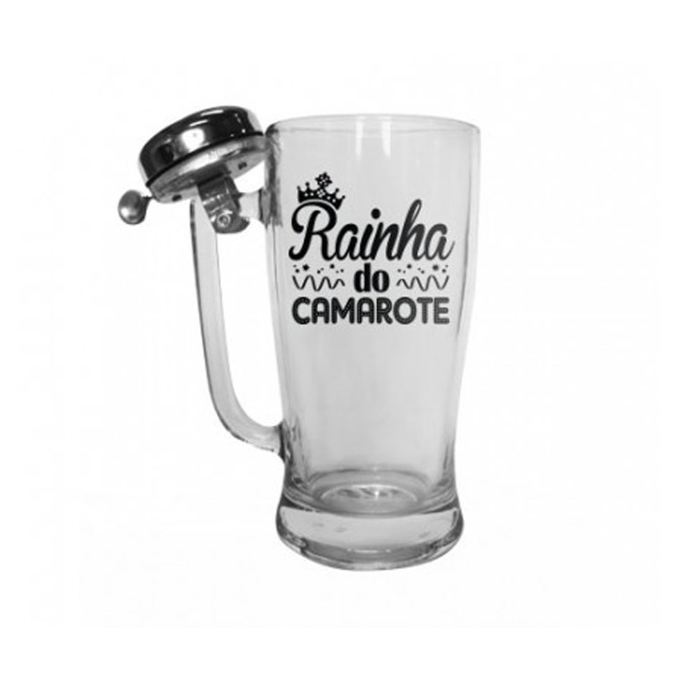 Caneca Com Campainha - Rainha Do Camarote - 340 Ml