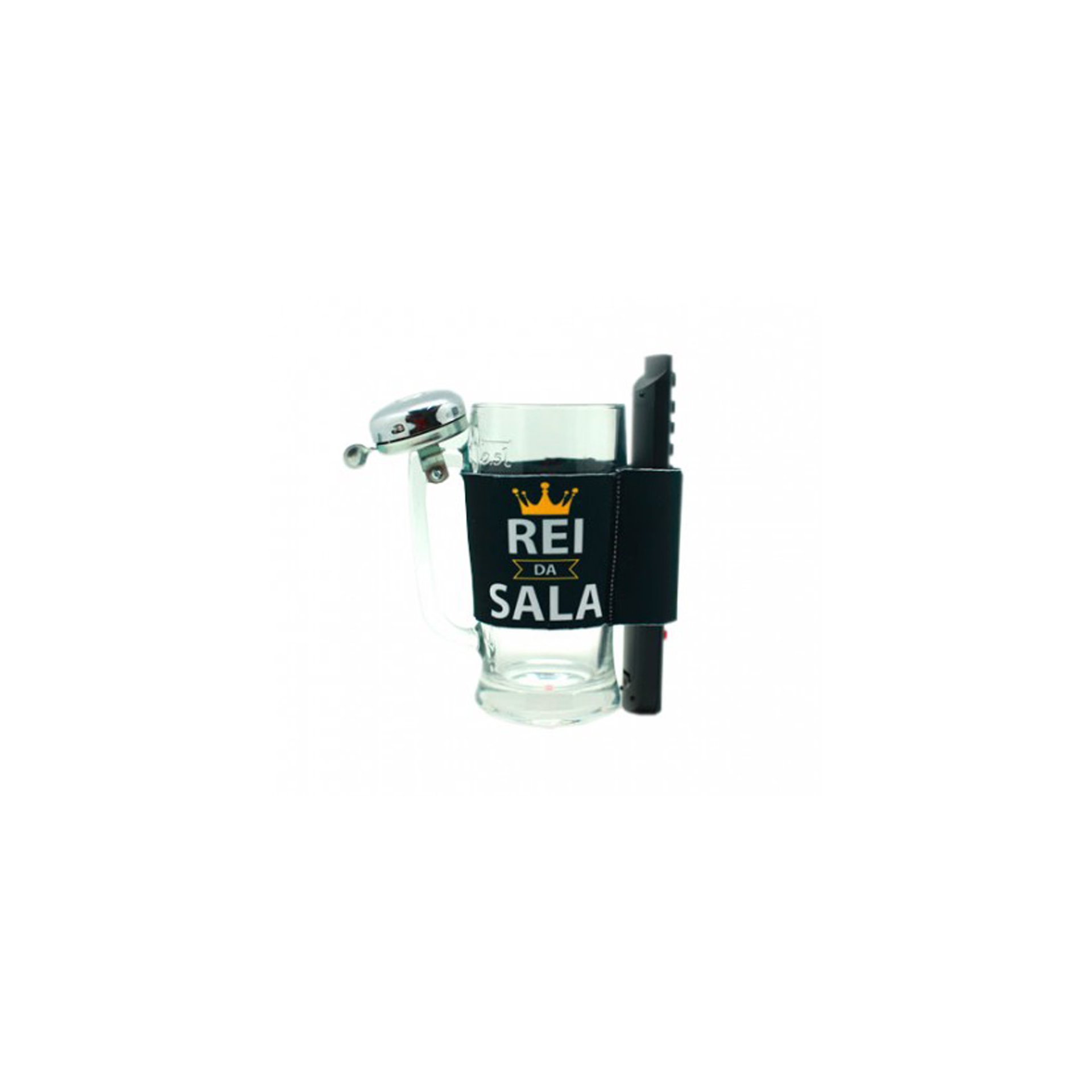 Caneca Com Campainha - Rei Da Sala - 600 Ml