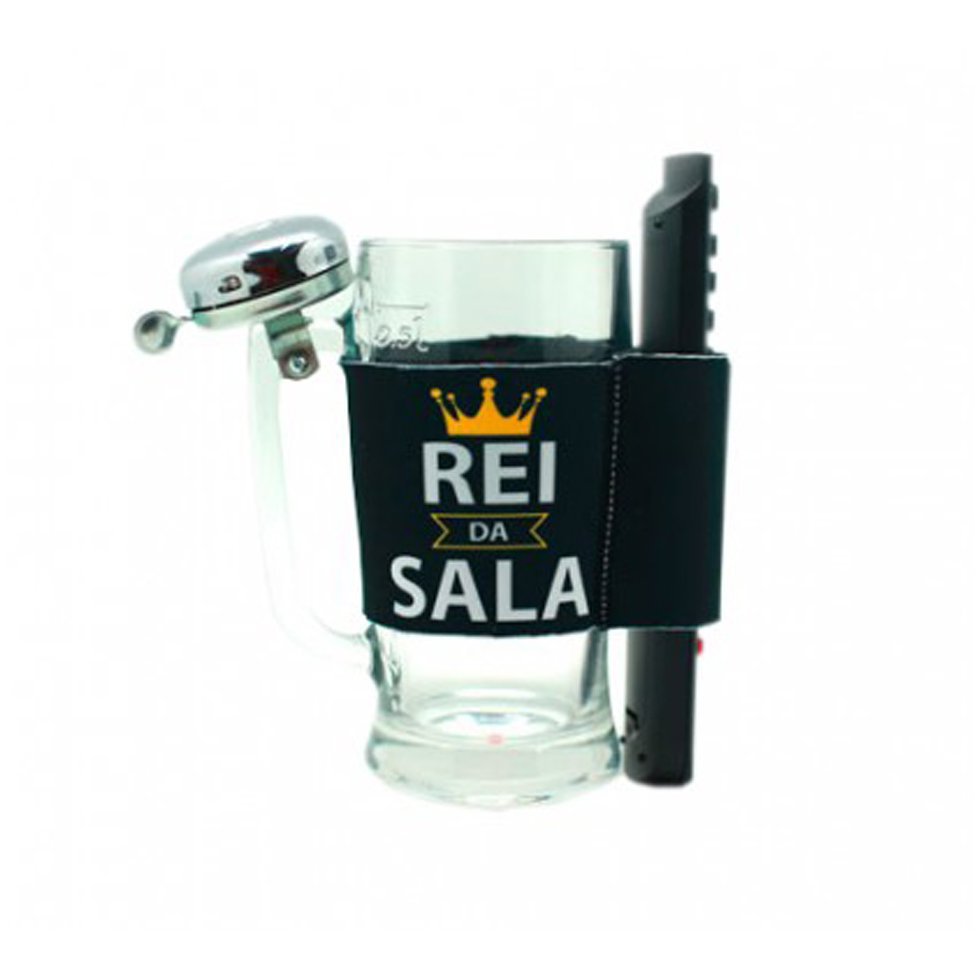 Caneca Com Campainha - Rei Da Sala - 600 Ml