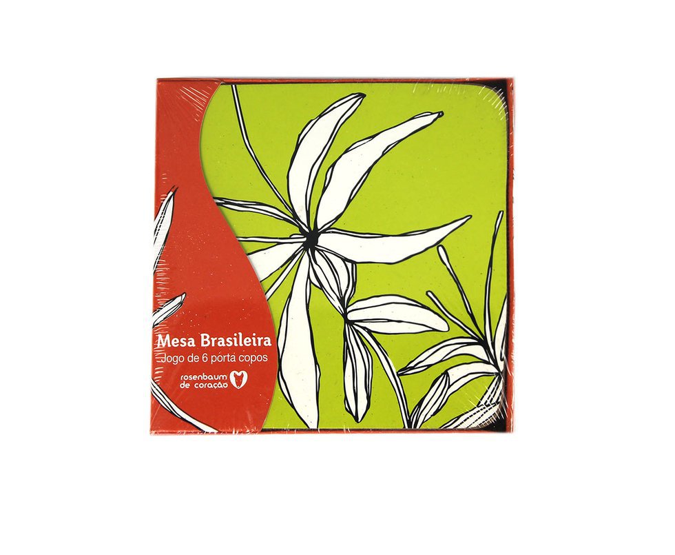 Jogo 6 Porta Copos De Cortiça - Mesa Brasileira