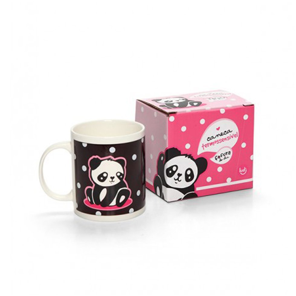 Caneca Termossensível - Panda Fofo