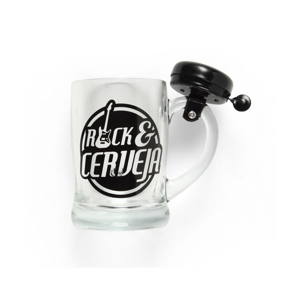Caneca Com Campainha - Rock & Cerveja
