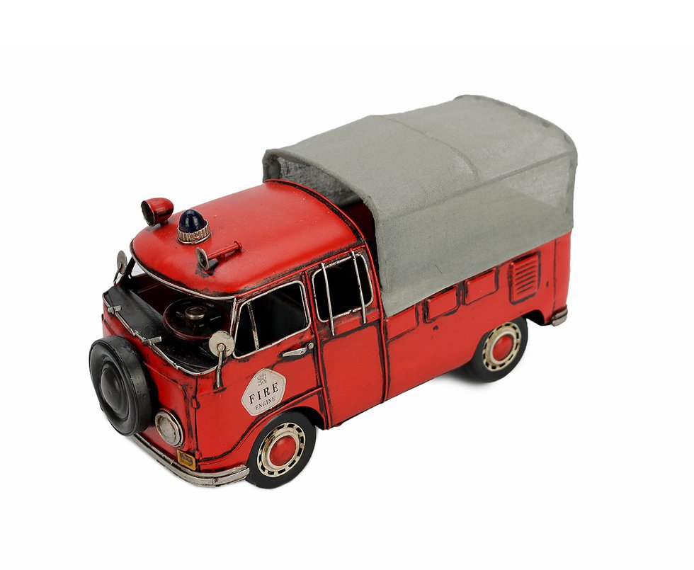 Perua Bombeiros Colecionável De Ferro - Etna