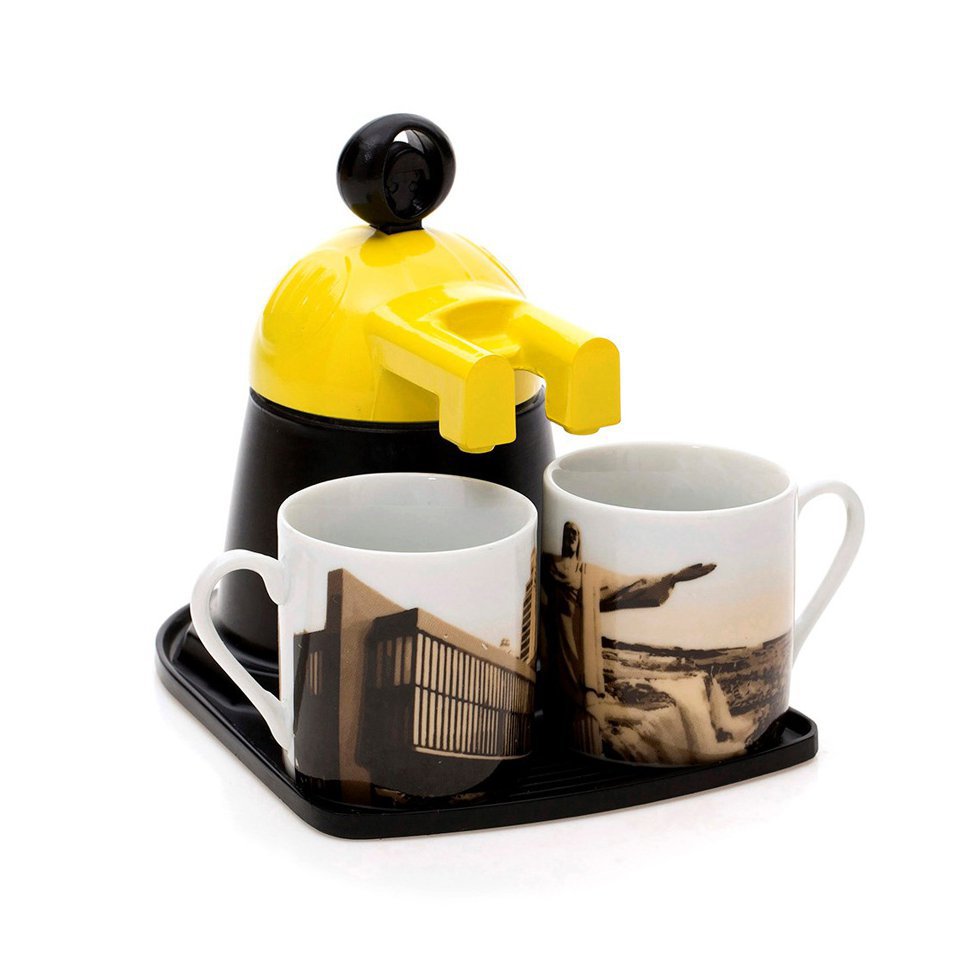 Cafeteira Mini Expresso Com 2 Xícaras - Cidades - Zona Criativa