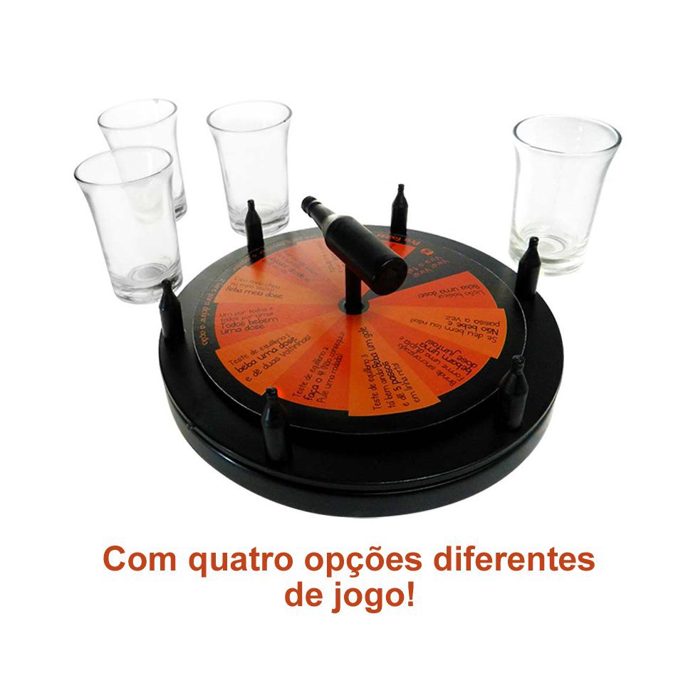 Jogo Roleta Com Copos - Esquenta - Uatt?
