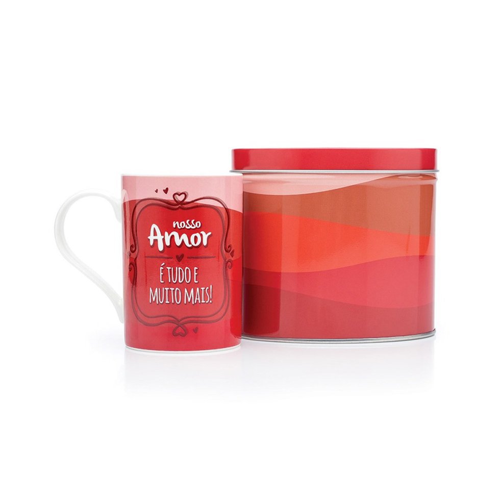 Caneca Na Lata - Mensagem De Amor - Ludi