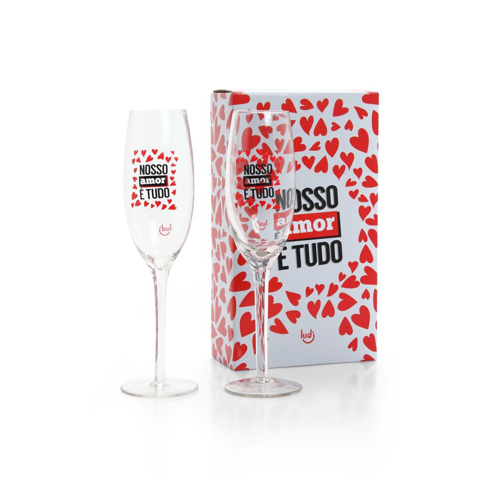 Conjunto De Taças - Nosso Amor - Ludi