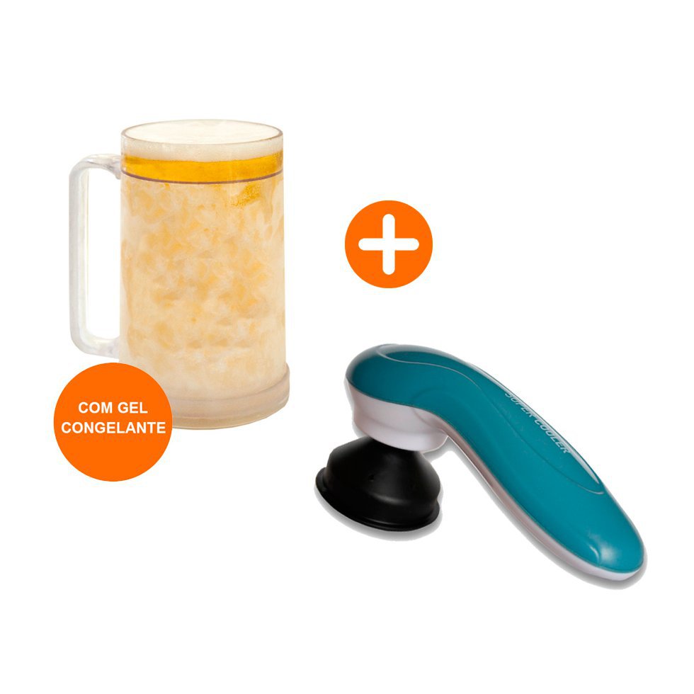 Supercooler + Caneca Com Gel Térmico - Frozen Mug - Doctor Cooler