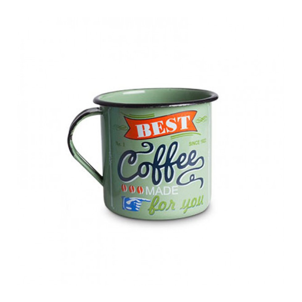 Caneca Esmaltada Best Coffee - 180 Ml - Vaca Design