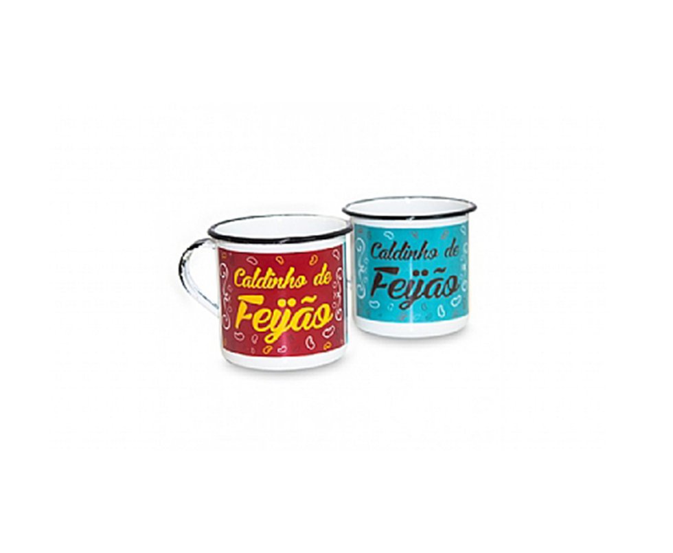 Conjunto 2 Canecas De Metal Sabor Campeão