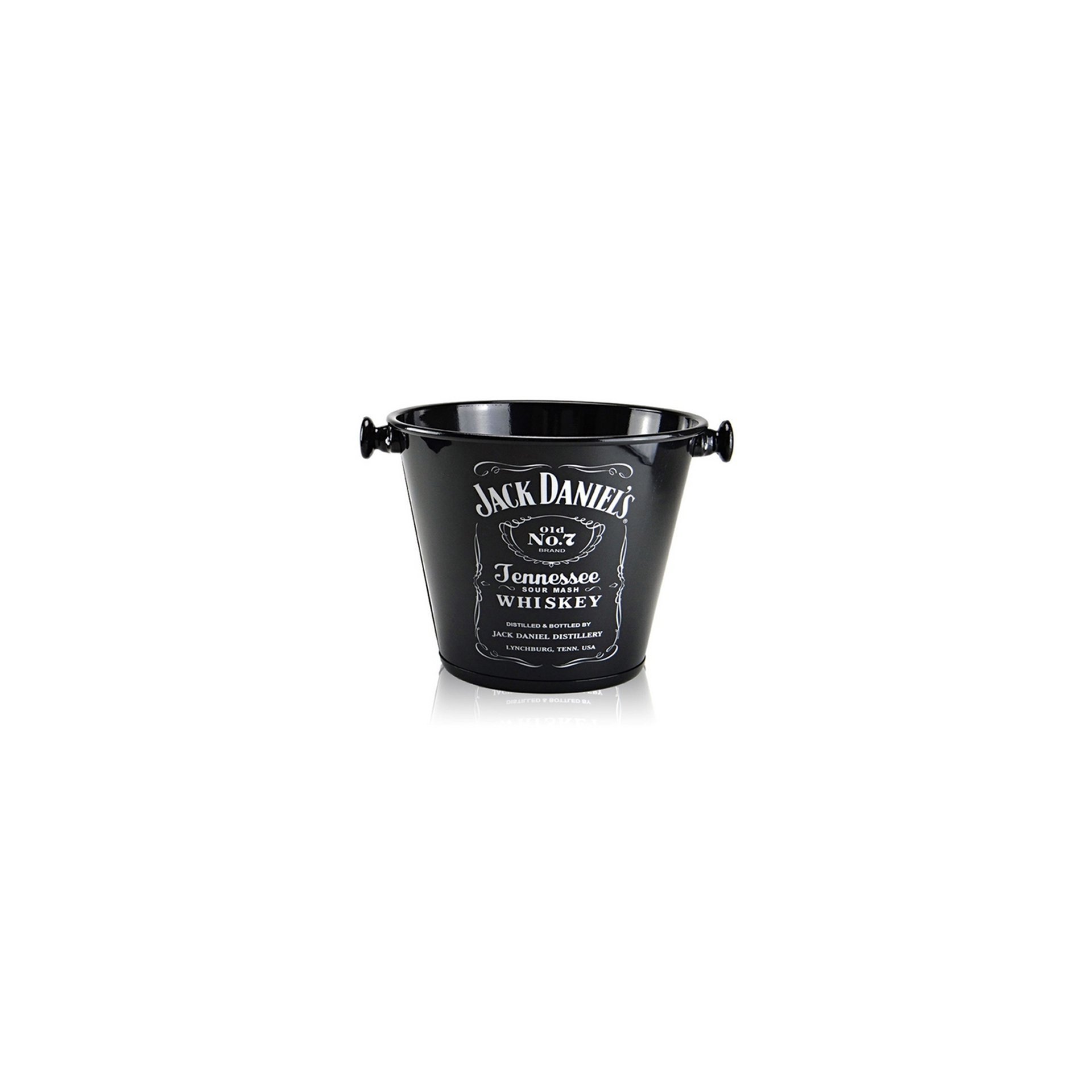 Luminoso Decorativo Redondo Jack Daniels + Balde De Alumínio Para Gelo Jack Daniels