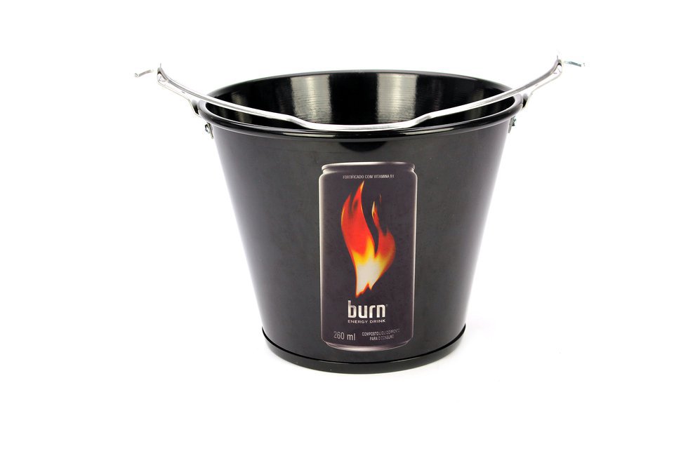 Balde Para Gelo De Alumínio - Burn