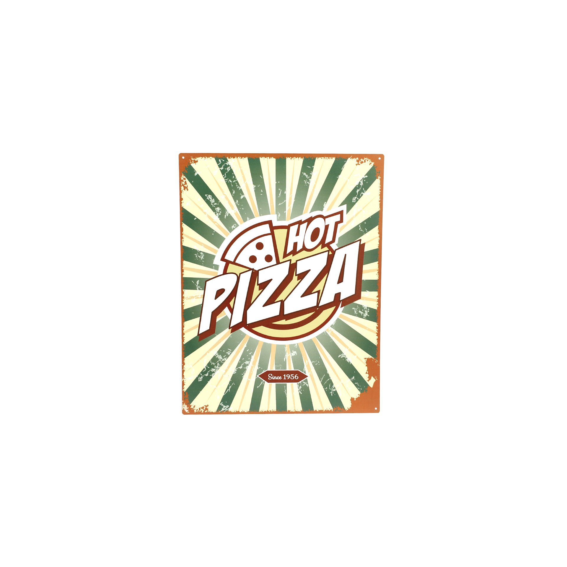 Placa Decorativa - Hot Pizza - 39x30 Cm - All Classics