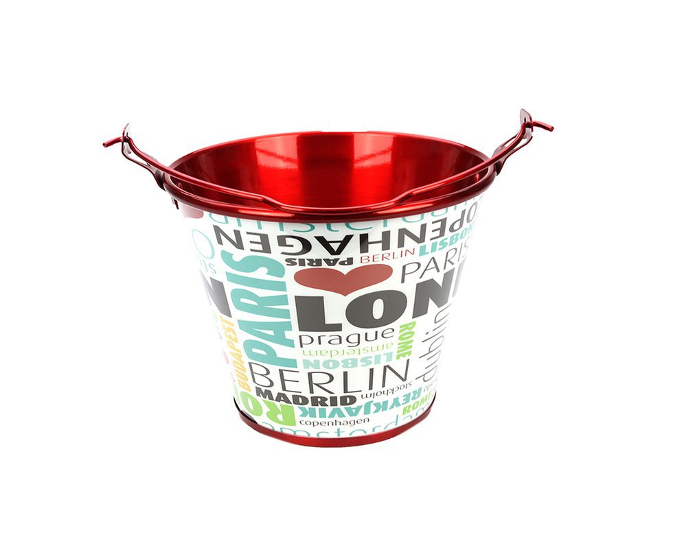 Balde Para Gelo De Alumínio - Volta Ao Mundo