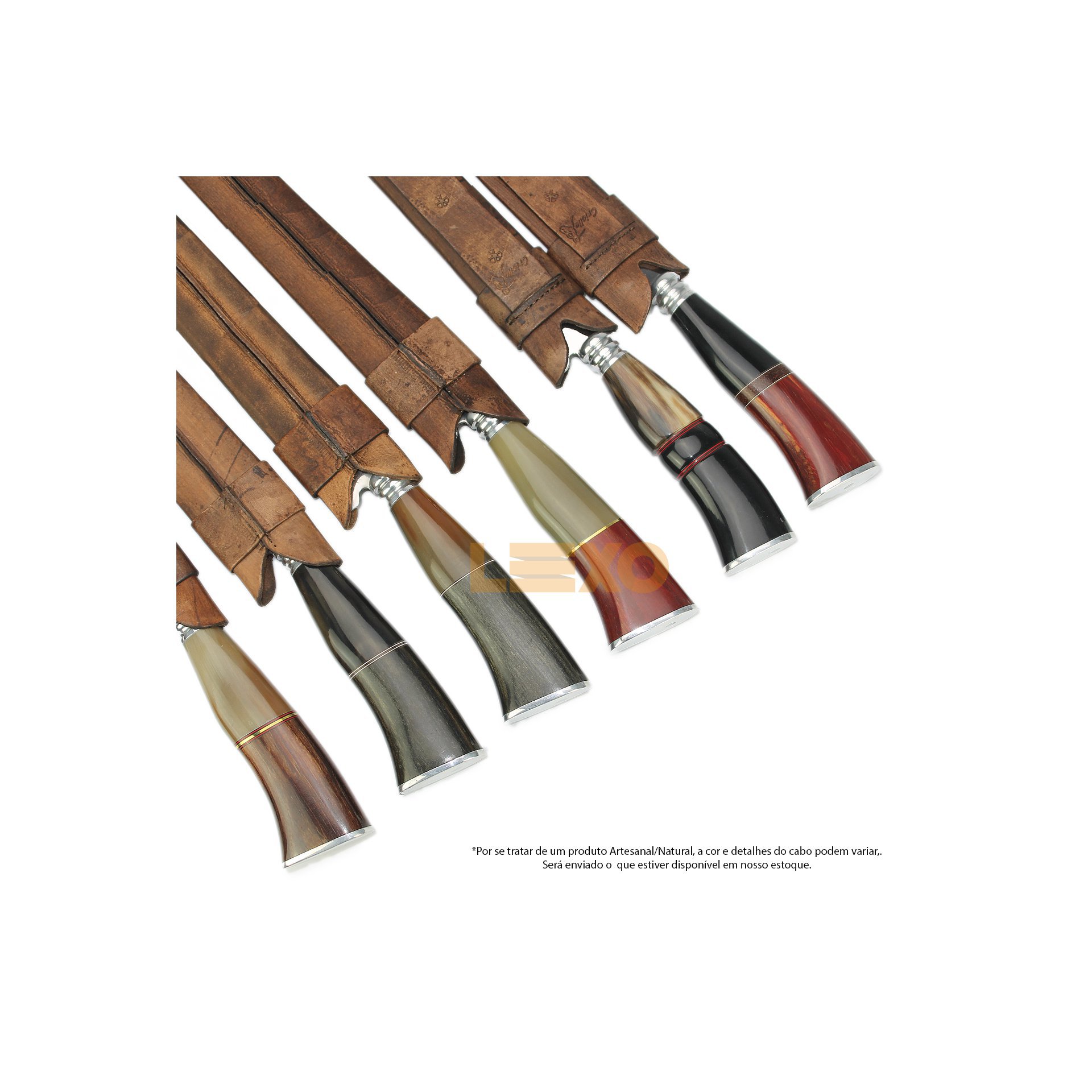 Faca Campeira 5" Cabo Madeira/chifre - Rodeio.