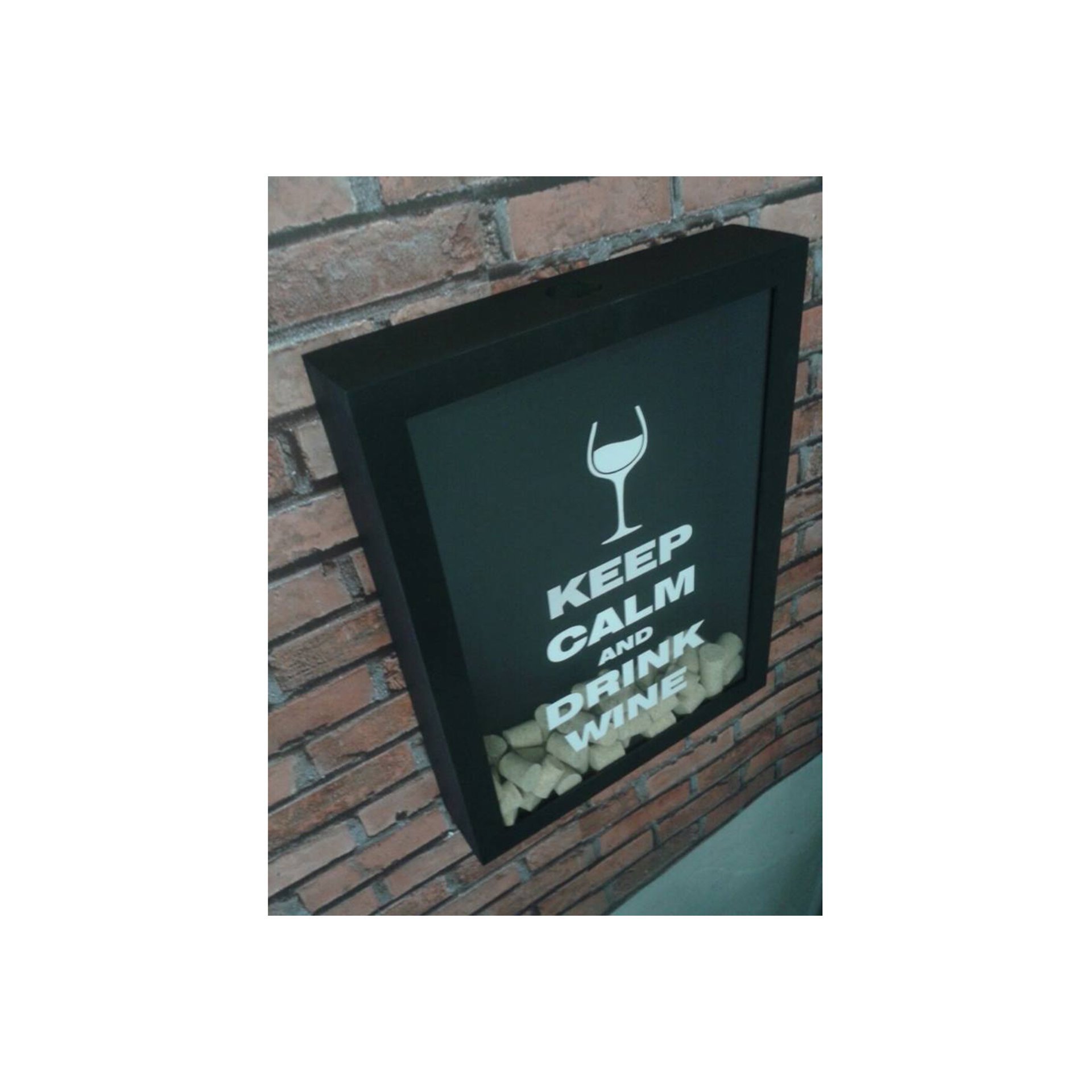 Quadro Porta Tampas Drink Wine Grande/largo - Bar Light