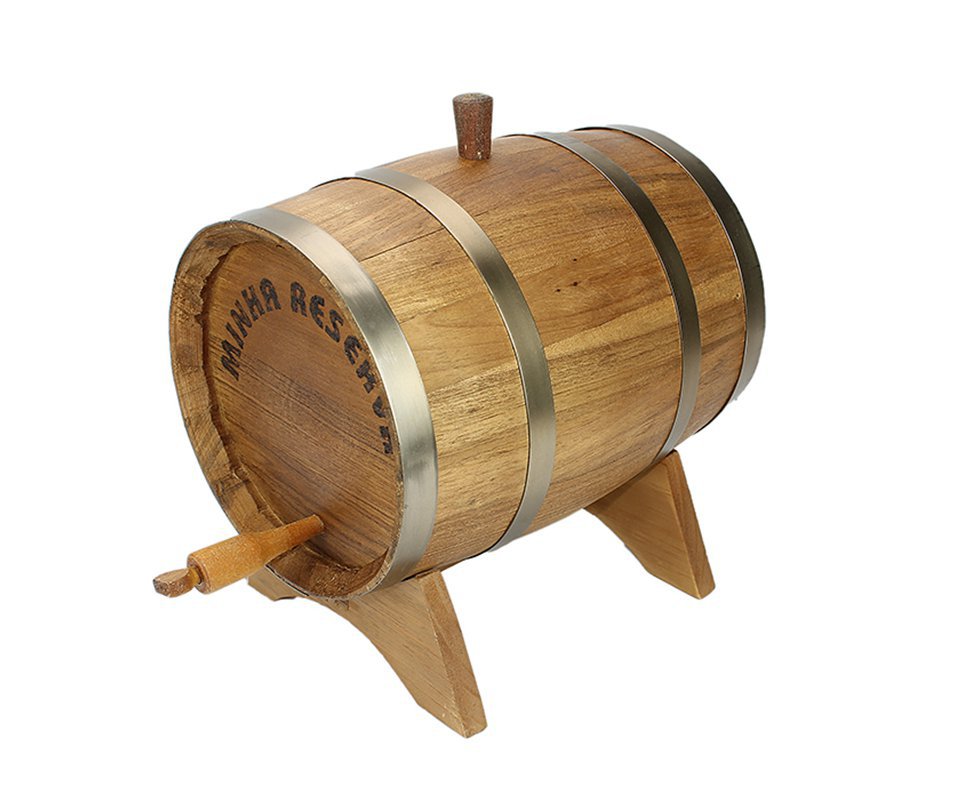 Barril De Madeira Carvalho Nacional 20l - Tanoaria Barros