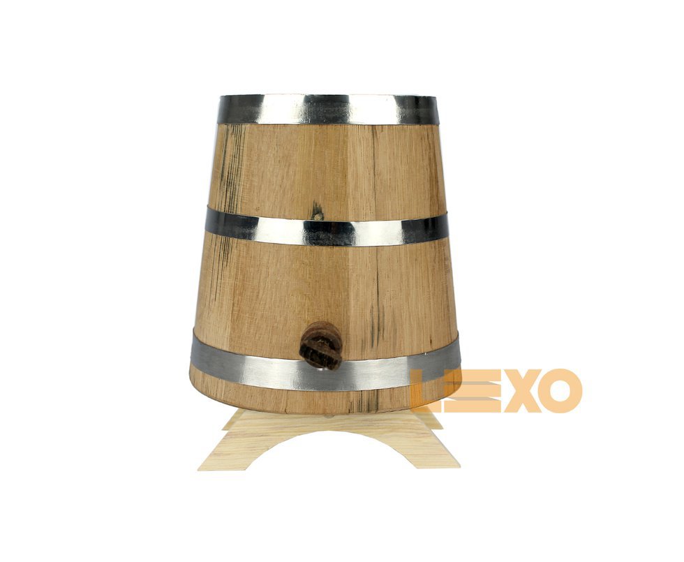 Barril De Carvalho Europeu Vertical 1 Lt - Tanoaria Santo Antônio