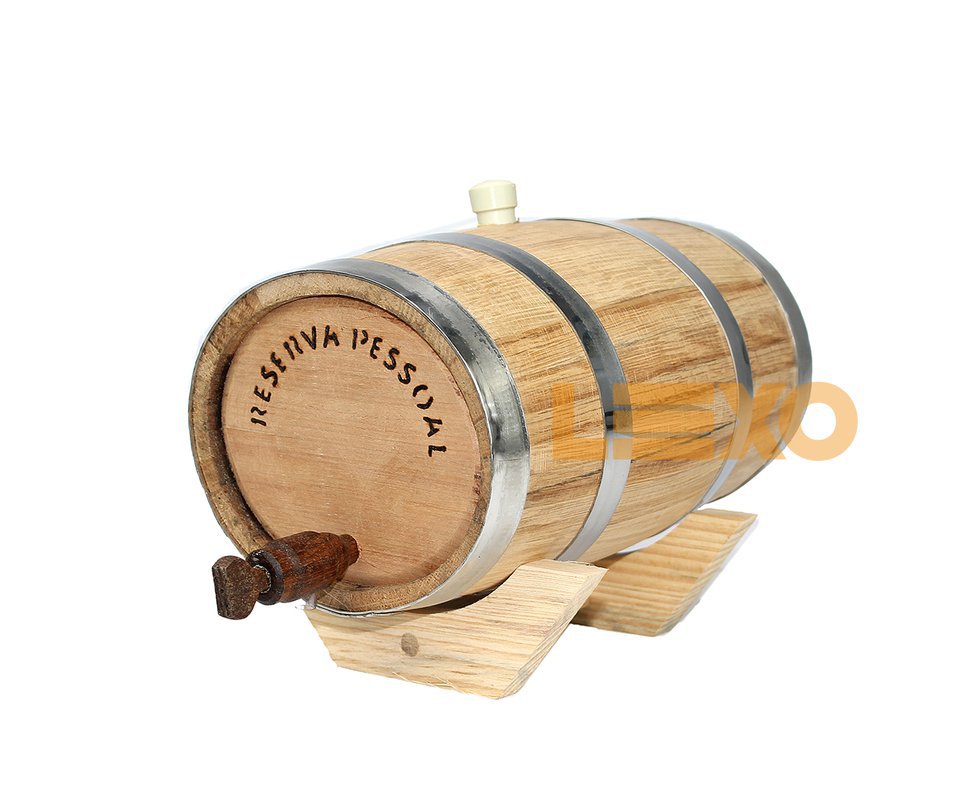 Barril De Carvalho Europeu Oval 2,5 Lt - Tanoaria Santo Antônio