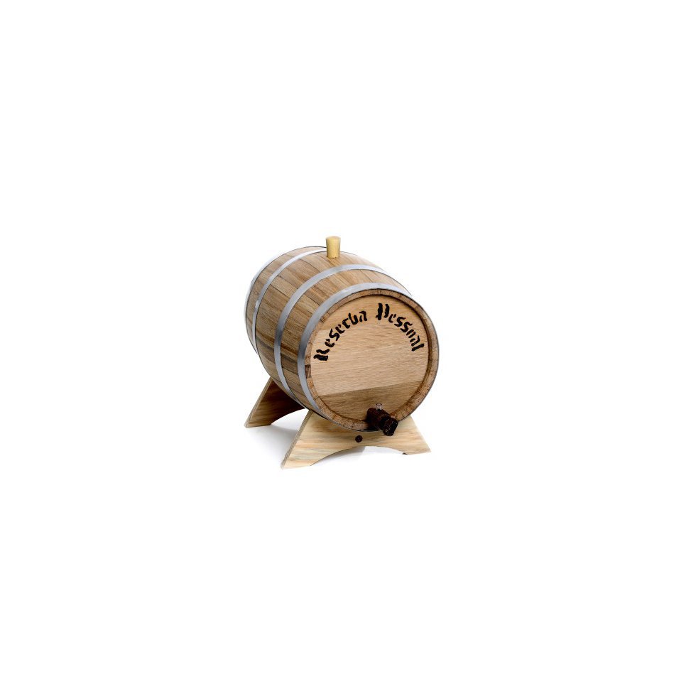 Barril De Carvalho Europeu Horizontal 10 Lt - Tanoaria Santo Antônio