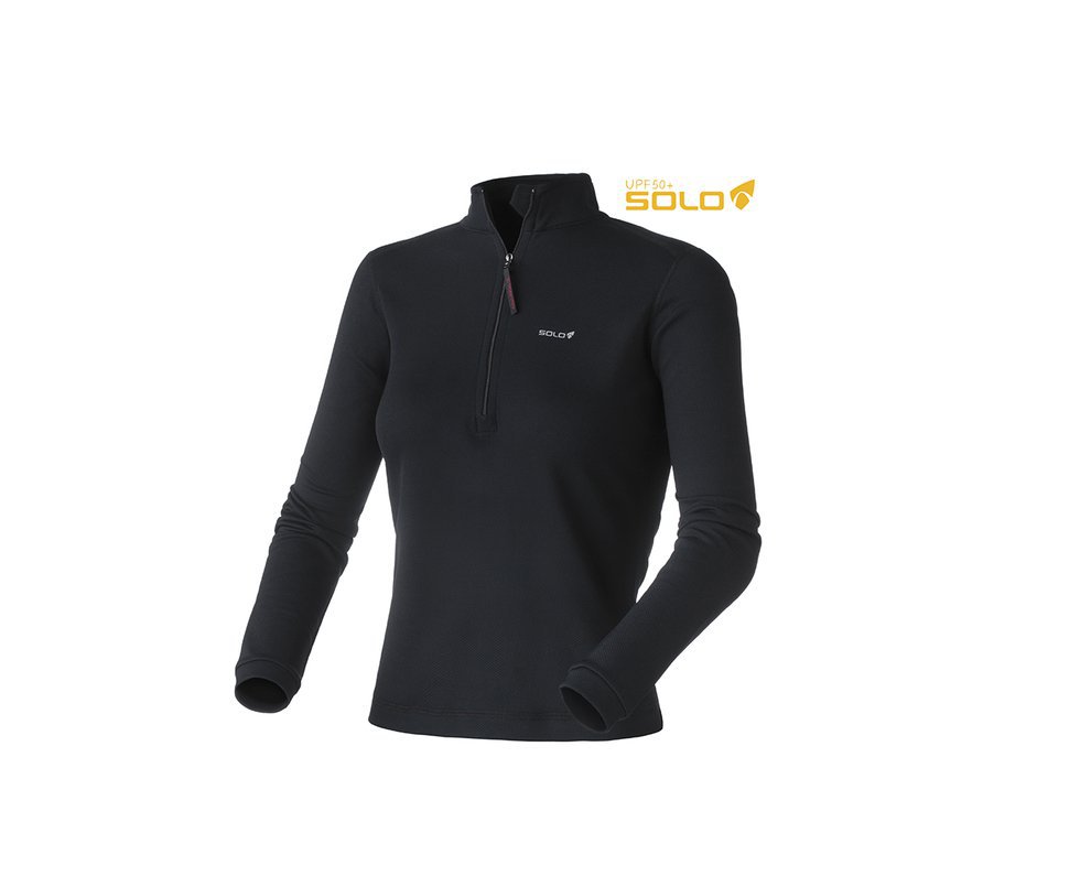 Blusa X-thermo Ds Zip Lady - Preto - Solo